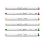 Set de 6 marqueurs opaques - Copic Acrea - Vivid