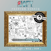 4 Printed Tissue - JoFY - Xmas