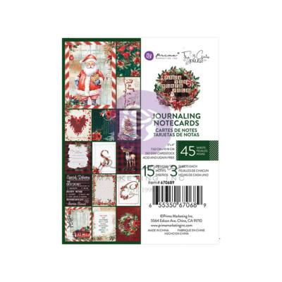 journaling notecards - from the north pole - 3x4"