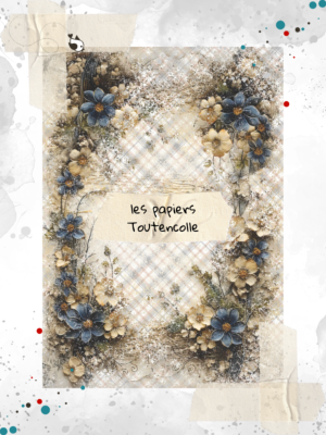 Collection n°4 - Hiver Fleurs bleues - Page 1