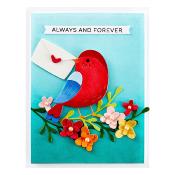 Cutting dies - Love note bird