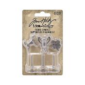 3 ornements supports de figurines - figure stands 2 - Tim Holtz