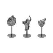 3 ornements supports de figurines - figure stands Halloween 24 - Tim Holtz