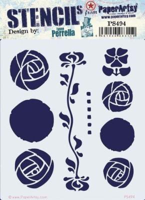 Pochoir PS494 by Lynne Perrella