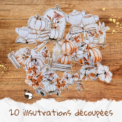 20 illustrations dcoupes automne