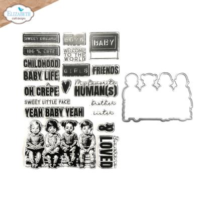 Favorite humans - clear stamp + die