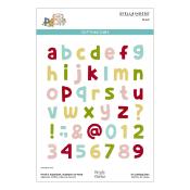 Cutting dies - Pooh's Alphabet, numbers and more