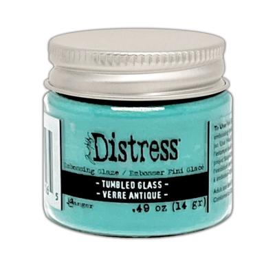 Distress Embossing Glaze Tumbled Glass