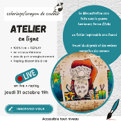 Atelier en ligne - Coloriage - NOËL - 31 oct. 19h