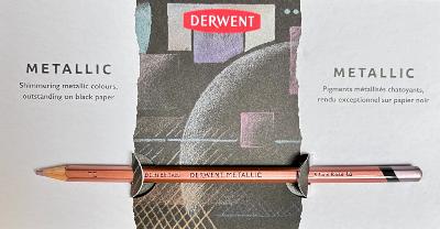 Echantillon Crayon "metallic" Derwent