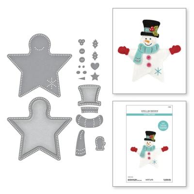 Cutting dies - Bonhomme de neige étoile - Nichol Spohr