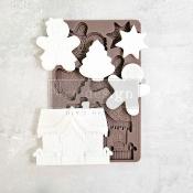 Moule silicone - festive gingerbread treats