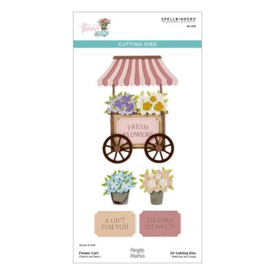 Cutting dies - Flower cart