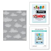 Detailled Embossing folder - Head in the cloud