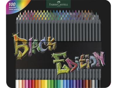 Coffret 100 crayons - Black Edition