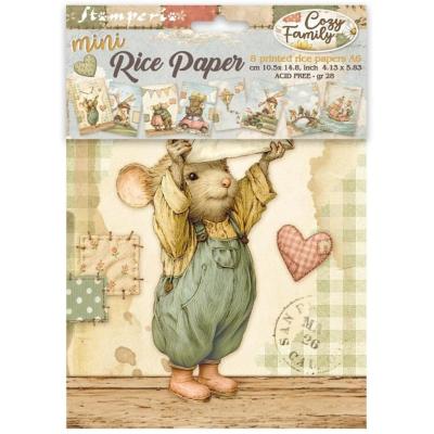 8 feuilles de riz - cozy family - A6