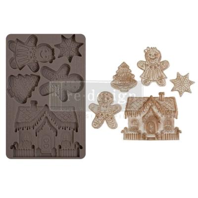 Moule silicone - festive gingerbread treats