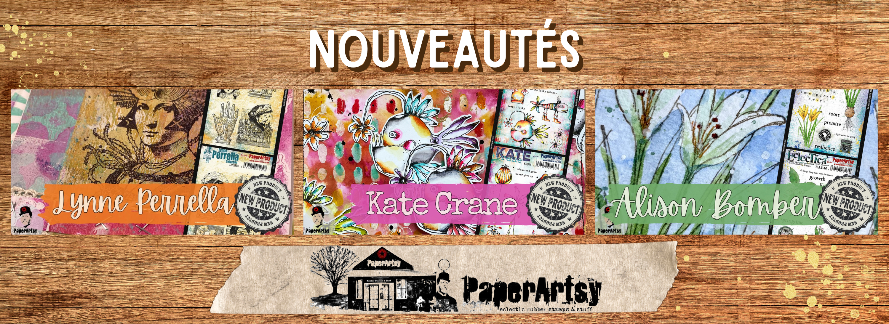 nouveauts paperartsy chez Toutencolle 